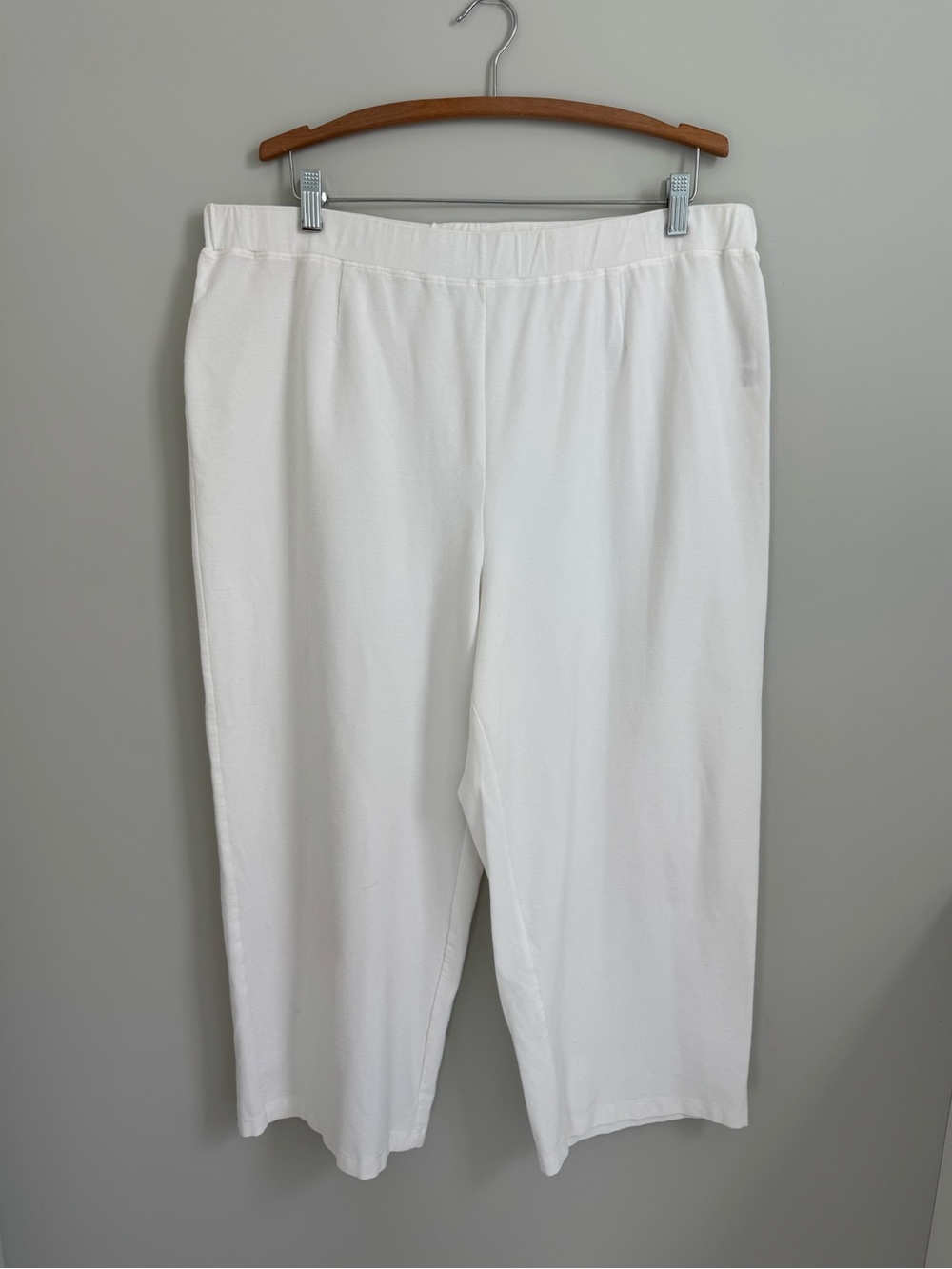 Eileen Fisher Ankle Pant in Washable Stretch Crepe 2X